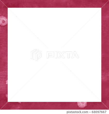 Beautiful Watercolor Texture Square Frame For Photo Or Text Art Scrapbook Colors Birthday 68097667