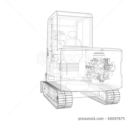 Sketch of Small Treactor with Actor 68097675