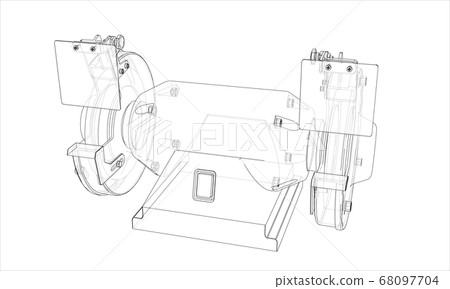 Outline electric grindstone 68097704