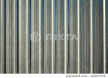 Corrugated steel background or textured surface. Corrugated steel background or textured surface. 68097819