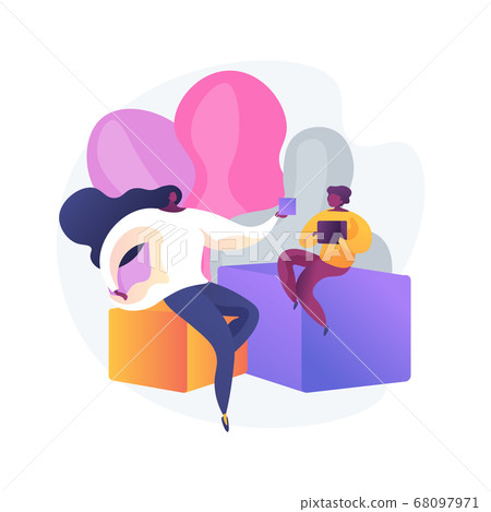 Social-emotional development abstract concept vector illustration. 68097971