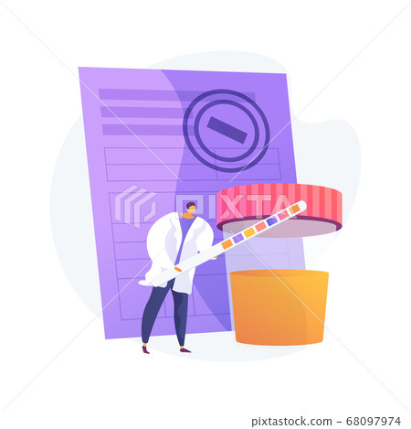 Urinalysis abstract concept vector illustration. Urinalysis abstract concept vector illustration. 68097974