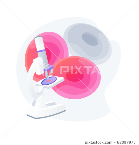 Anemia screening abstract concept vector illustration. Anemia screening abstract concept vector illustration. 68097975