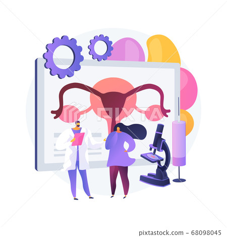 Assisted reproductive technology (ART) abstract concept vector illustration. 68098045