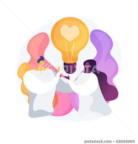 Public morality abstract concept vector illustration. 68098069