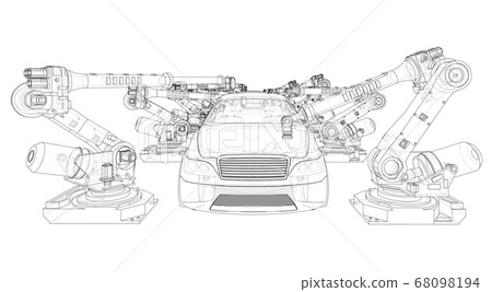 Assembly of motor vehicle 68098194