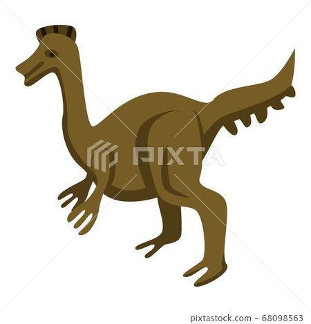 Park dinosaur icon, isometric style 68098563