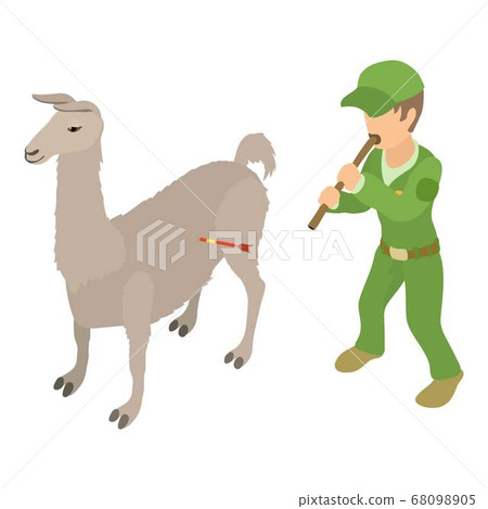 Animal welfare icon, isometric style Animal welfare icon, isometric style 68098905