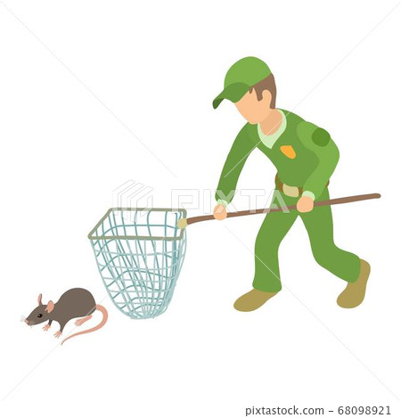 Pest control icon, isometric style Pest control icon, isometric style 68098921