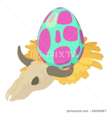 Prehistoric period icon, isometric style 68098967