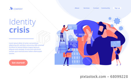 Confusion concept landing page 68099228