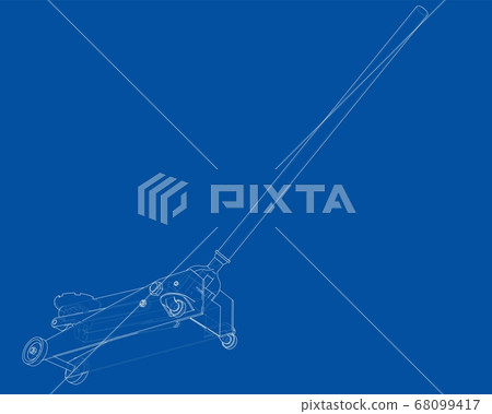 Outline Floor Car Jack 68099417