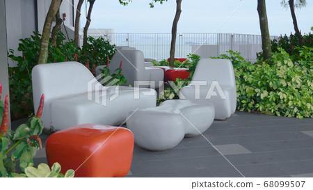 View of Newly Developed Public Space 68099507