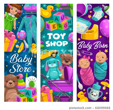 Baby care, toys shop, cartoon kids stuff Baby care, toys shop, cartoon kids stuff 68099988