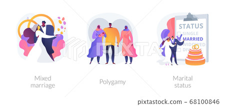 Legal status abstract concept vector illustrations. 68100846