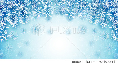 聖誕節雪冬天背景 68102841