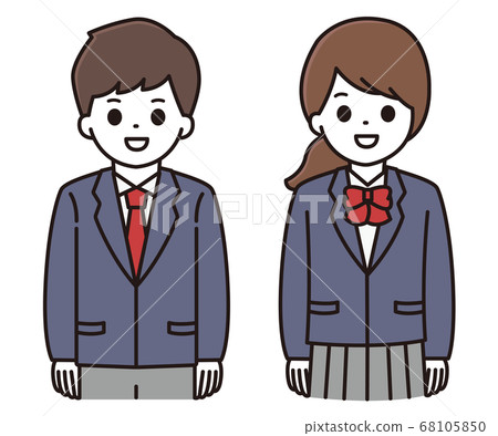 男學生女學生圖 68105850