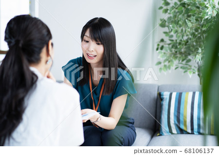 Business scene Business meeting Business woman woman meeting Business scene Business meeting Business woman woman meeting 68106137