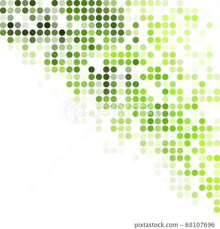 Green Random Dots Background, Creative Design - Stock Illustration ...