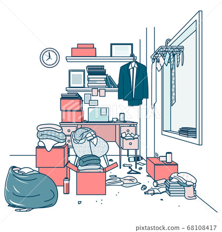 Room not cleaned up ② 68108417