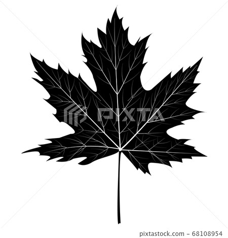 Autumn leaves maple autumn icon - Stock Illustration [68108954] - PIXTA