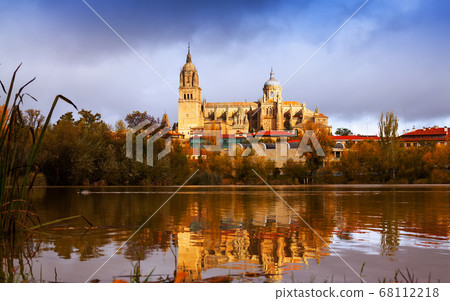 Salamanca Cathedral from Tormes River 68112218