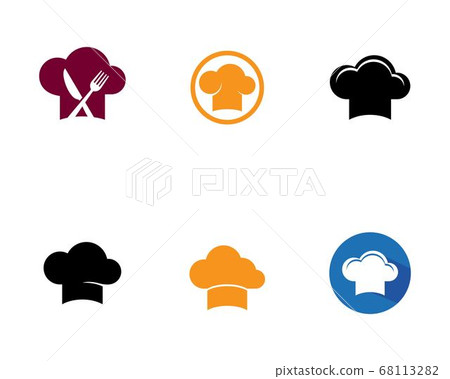hat chef logo template-插圖素材 [68113282] - PIXTA圖庫
