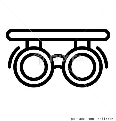 Magnifying glasses icon, outline style Magnifying glasses icon, outline style 68113346