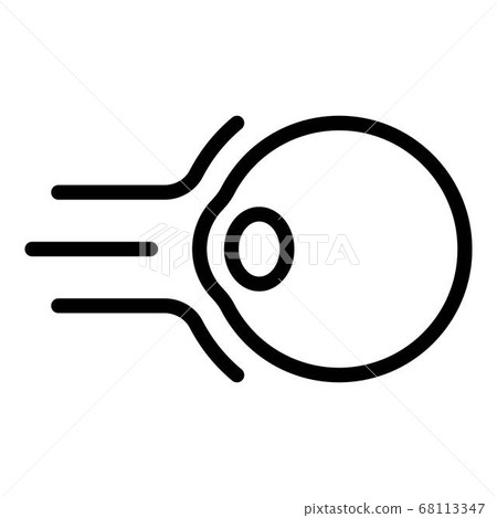 Laser vision correction icon, outline style 68113347