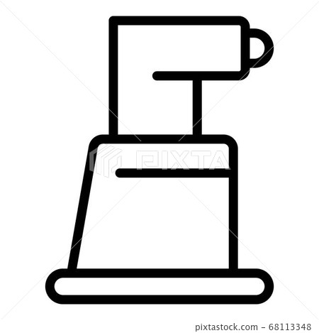 Compact refractometer icon, outline style 68113348
