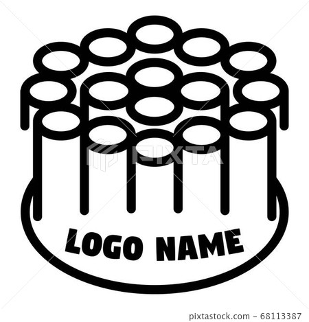 Stranded cable logo icon, outline style Stranded cable logo icon, outline style 68113387