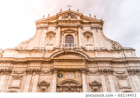 Church of St. Ignatius of Loyola at Campus Martius, Italian: Chiesa di Sant'Ignazio di Loyola, Piazza Sant'Ignazio, Rome, Italy 68114451