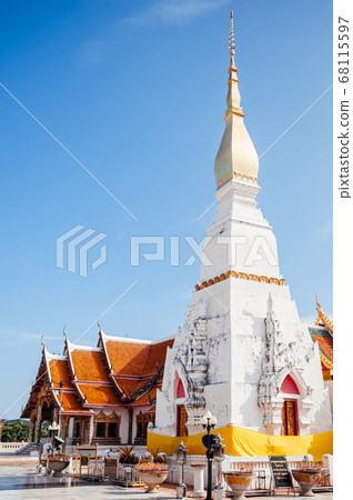 Wat phra that choeng chum, most sacred temple of Sakon Nakhon, Thailand 68115597
