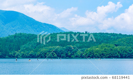 信州:夏季青木湖 信州:夏季青木湖 68119441