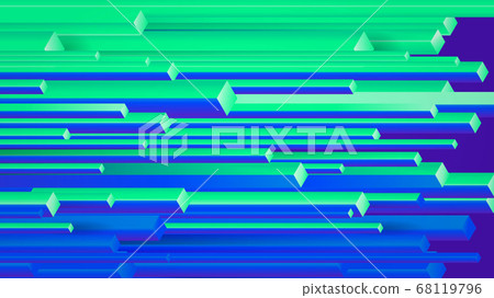 Vector abstract background with geometric elements, rectangles horizontal motion 68119796