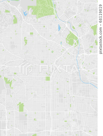 Los Angeles colored vector map Los Angeles colored vector map 68119819