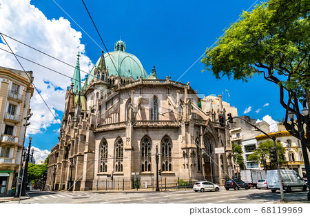 The Sao Paulo See Metropolitan Cathedral in Brazil 68119969