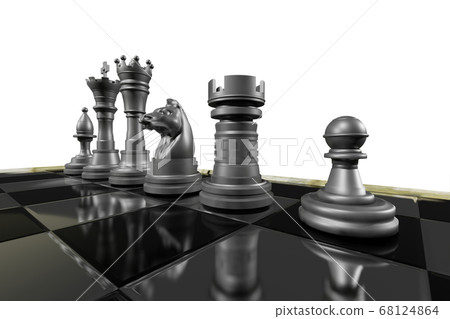 Chess (CG: transparent material) Chess (CG: transparent material) 68124864