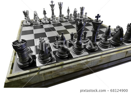 Chess (CG: transparent material) - Stock Illustration [68124900] - PIXTA