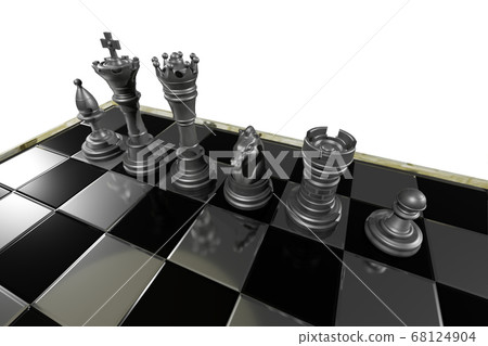 Chess (CG: transparent material) - Stock Illustration [68124904] - PIXTA