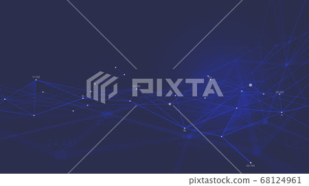 Network connection plexus digital futuristic technology, Abstract vector background Network connection plexus digital futuristic technology, Abstract vector background 68124961