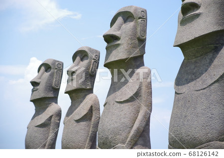 Moai statue in Qingdao Moai statue in Qingdao 68126142