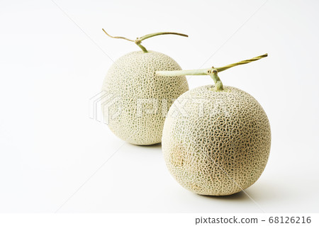 Muskmelon white background Muskmelon white background 68126216
