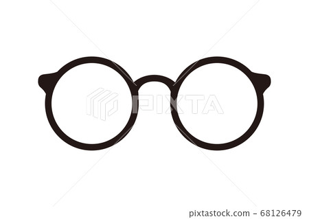 Illustration of simple glasses 68126479