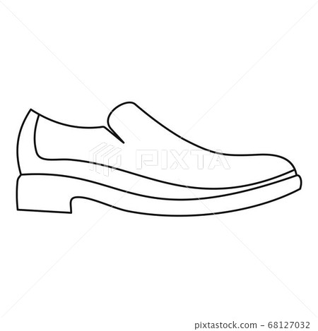 Men shoe icon vector thin line 68127032