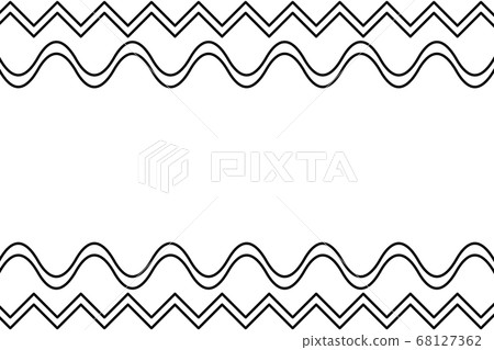 wave pattern border