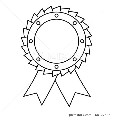 Award icon vector thin line 68127586