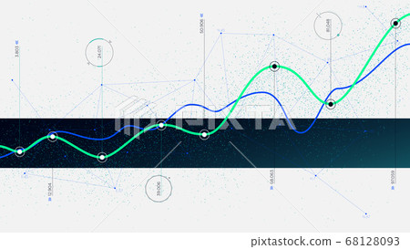 Big data algorithms visualization technologies infographic analytic, Hi-tech concept innovation Big data algorithms visualization technologies infographic analytic, Hi-tech concept innovation 68128093