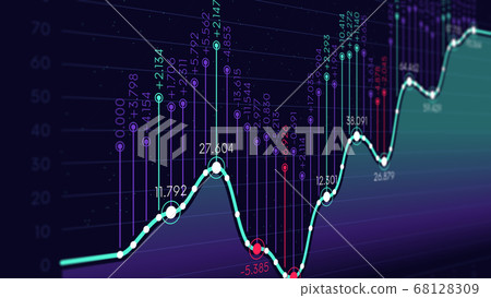 Business analyzing financial statistics display, data visualization, background, monitor screen in perspective Business analyzing financial statistics display, data visualization, background, monitor screen in perspective 68128309
