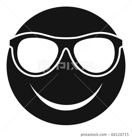 Smile icon vector simple - Stock Illustration [68128715] - PIXTA